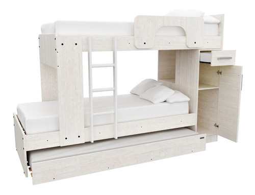 Cama Cucheta Triliche Gabinete Superpuesta Mosconi Kromos