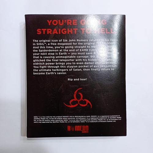 Sigil (romero Games) Repro Big Box