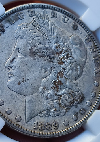Moeda 1 Dólar 1889 - Morgan Dólar Linda Pátina (Usado)
