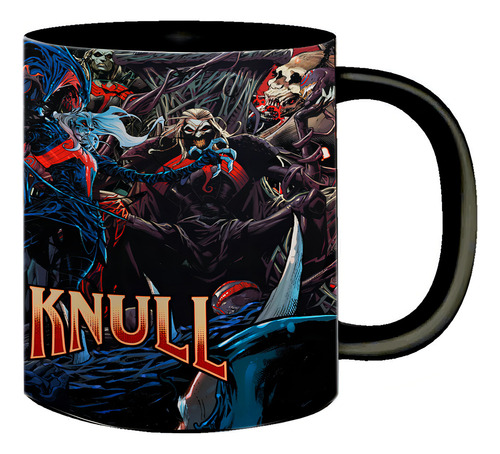 Caneca De Porcelana Colecionável Marvel Vilões Knull 325ml