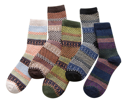 Calcetín K Sock Para Mujer Y Niña, Estampado De Rayas, De Al