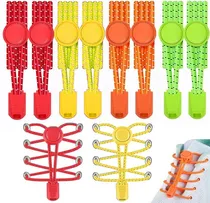 Comprar 4 Pares Agujetas Elasticas Para Tenis, Agujetas Elasticas,