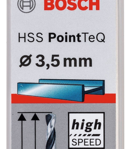 Imagem 2 de 3 de Broca Hss Pointtec 3.5 X 39 Mm 5 Peças 2608577203 Bosch