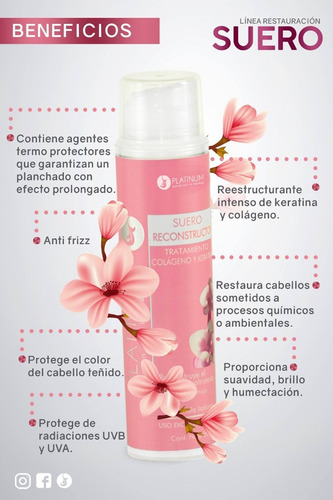 2 Tratamientos Suero Reconstructor Con Colágeno Y Keratina