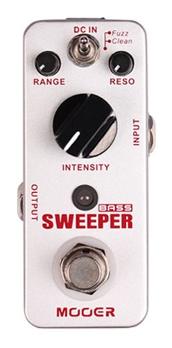 Pedal De Efecto Mooer Sweeper Fuzz Con Filtro De Graves