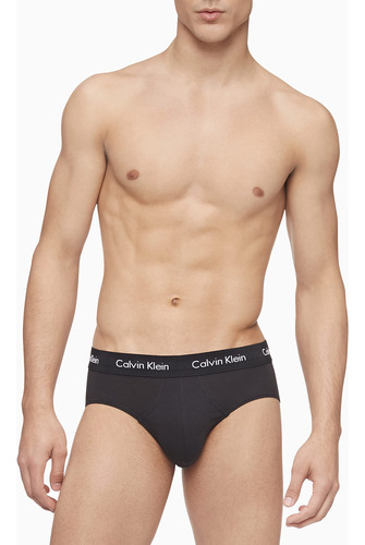 Calvin Klein De Algodón Elástico Para Hombre, Paquete De 3,