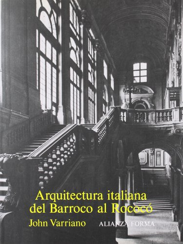 Libro Arquitectura Italiana Del Barroco Al Rococó De Varrian