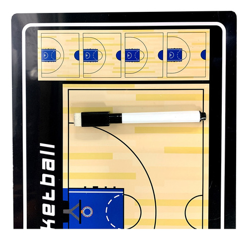 Imagen 2 de 10 de Tabla Pizarra Táctica Entrenador Basketball - Mundo Trabajo