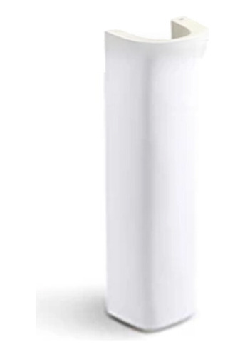 Pedestal Blanco Brillo De Porcelana Sanitaria Aqualia