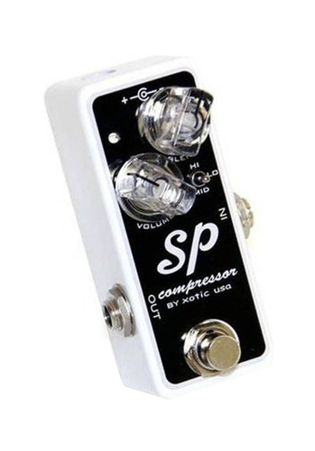 Imagen 3 de 3 de Pedal de efecto Xotic California SP Compressor blanco