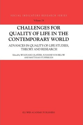 Libro Challenges For Quality Of Life In The Contemporary ...