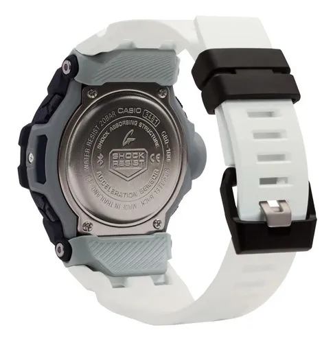 Reloj Casio Squad,bluetooth Para Hombre E-watch Color De La Correa Gris Color Del Bisel Gris Color Del Fondo Negro