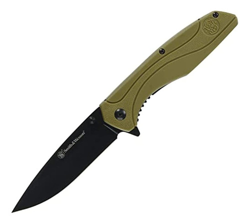 Smith & Wesson Sw1103 Cuchillo Plegable De Acero Inoxidable 