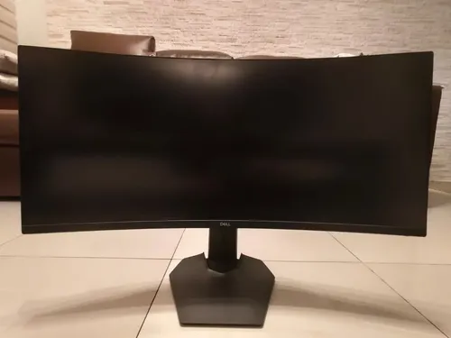 Monitor Dell Curvo Wqhd 34 S3422dwg Preto Perfeito Estado