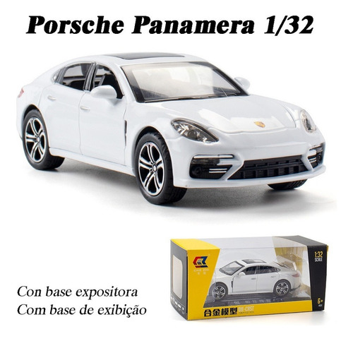 Porsche Panamera 1/32 Miniatura Metal Coche Con Luz Y Sonido