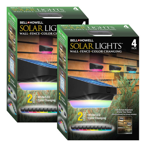 Bell+howell Luces Solares De Cerca De Cubierta Para Exterior