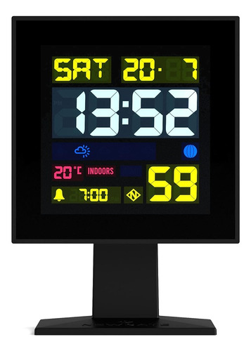 Newgate® Digital Monolith Alarm Clock - Square Alarm - Bedsi