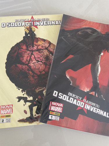 Bucky Barnes: O Soldado Invernal. Volumes 1 E 2. Nova Marvel. Panini Comics.2016