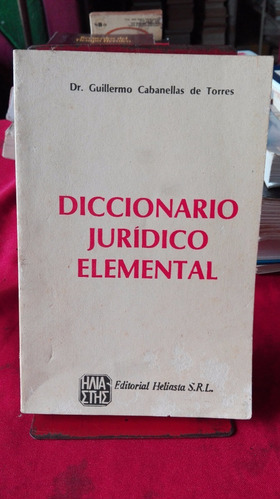 Diccionario Juridico Elemental Cabanellas   #30
