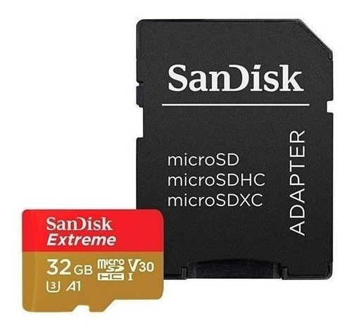 Tarjeta de memoria SanDisk SDSQXAF-032G-GN6MA Extreme 32GB