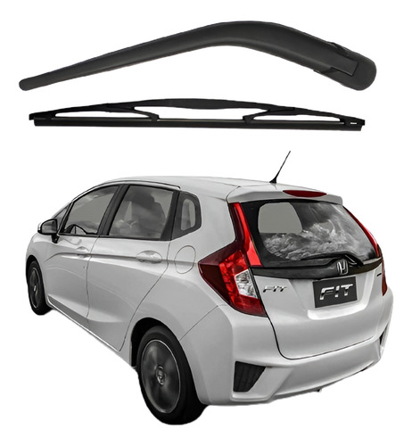 Braco Limpador Traseiro Com Palheta Honda Fit 2015 Em Diante