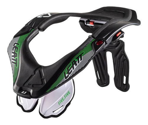 Protetor Pescoço Motocross Leatt Brace 5.5 Preto Verde Fxm Tamanho G/GG