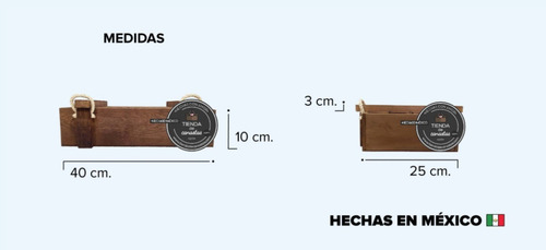 Set De 1 Caja Cofre Grill Color Café.
