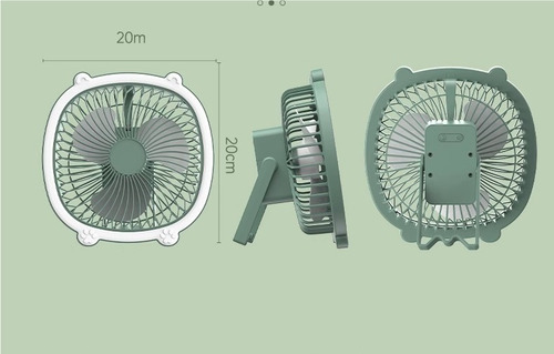 Pequeño Ventilador Recargable De Escritorio For Colgar.