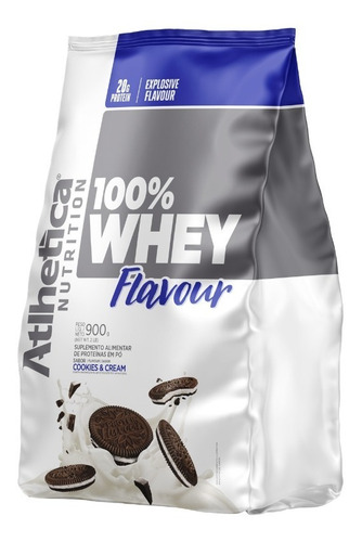 100% Whey Protein Flavour 900g Refil - Atlhetica Nutrition