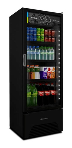 Refrigerador Expositor 403l Vb40ah All Black - Metalfrio