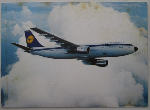 1667 - Cartão Postal Da  Luftansa  Airbus A300 Não Circulado