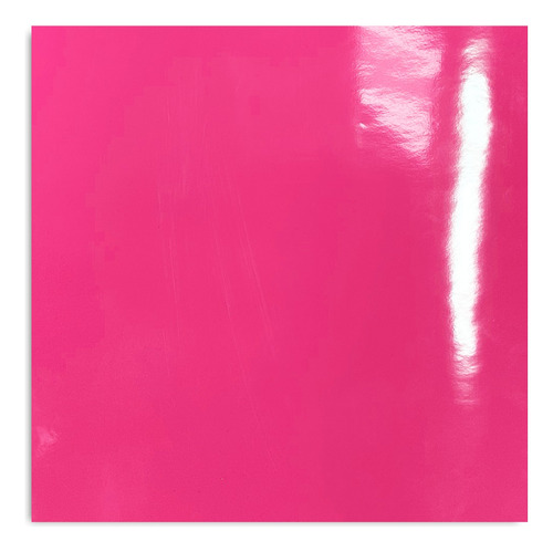 Vinil Adhesivo Fluorescente Signcal Hoja De 12x12puLG Color Rosa