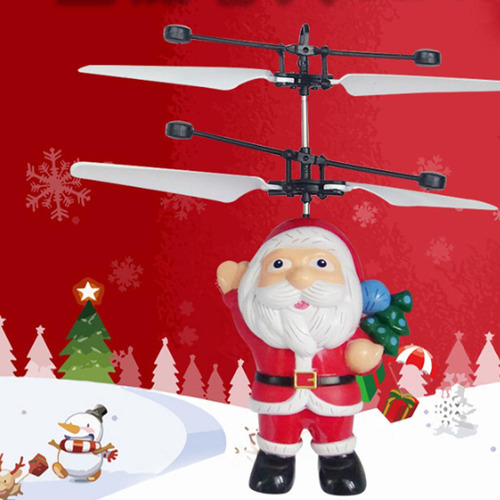 Mão Voando Bola Santa Claus Indução Brinquedo Crianças