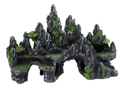 Decoración De Pecera Con Rocas Para Acuario, Fondo