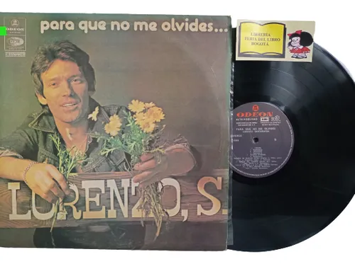 Lp - Acetato - Lorenzo's - Para Que No Me Olvides