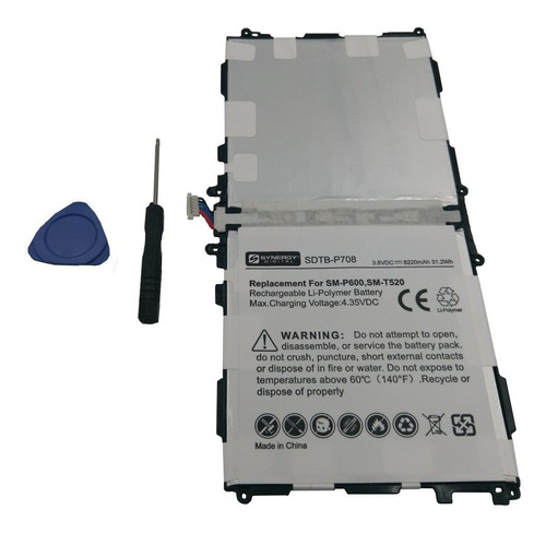 Bateria Tablet Para Samsung Sm-p600 Li-pol 3.8v 8220mah - Pa