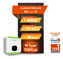 Comprar Kit De Energia Solar 450kwh Mês 6 Painéis Solares Growatt