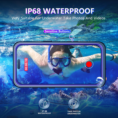 Capa Impermeável Temdan Compatível Com iPhone 16 Pro Max