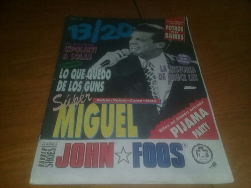 Revista 13/20 Nº 196 Sin Poster/ Luis Miguel Guns And Roses 