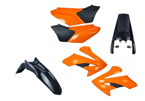 Kit Plastico Sport Roupa Para Honda Xr250 Tornado Amx