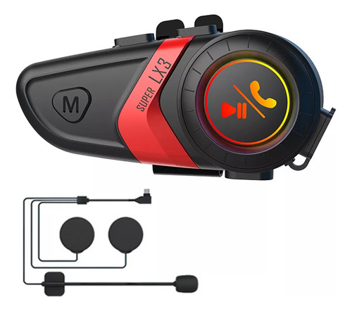 Áudios Bluetooth Para Motocicleta, Capacete, Mãos Livres