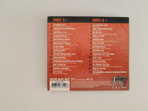 Cd Duplo Ramones - The Family Tree