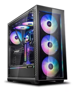 Gabinete Pc Gamer Deepcool Matrexx 70 Add Fans Rgb Templado