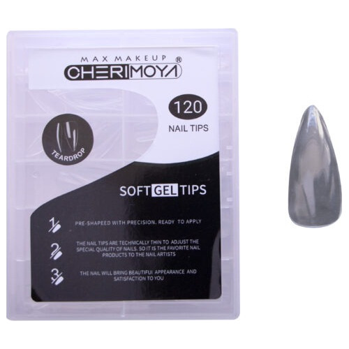 120 Tips Para Soft Gel Varios Modelos Transparente Cherimoya