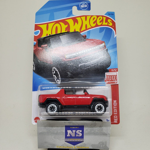 Hot Wheels 2023 Red Edition - Gmc Hummer Ev