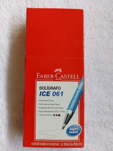 Bolígrafo Faber Castell 061 Negro Punta Media