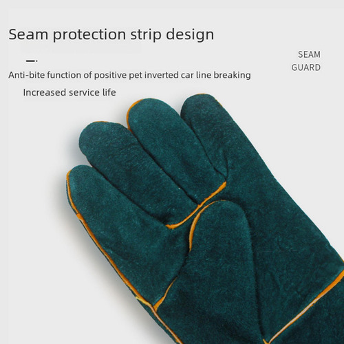 Guantes De Manejo De Mascotas 1 Parabilidad De 35cmx14cm
