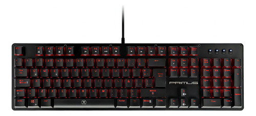 Teclado Gamer Primus Ballista 100t Mecanico Antighosting