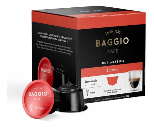 Capsulas Cafe Expresso Baggio Para Cafeteira Dolce Gusto