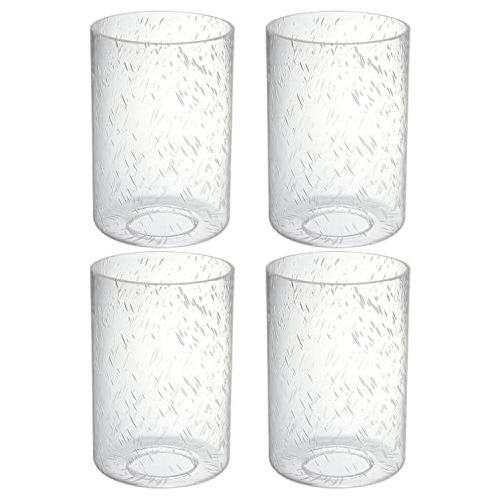 Pack De 4 Cobertores De Cristal Burbujeado Transparente...